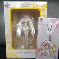五等分の花嫁　一番くじ　中野一花　フィギュア　ラバーストラップのサムネイル