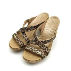 訳あり crocs サイプラス4 レオパード サンダル w6 8903 - メルカリ