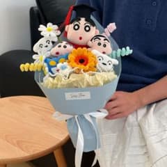 クレヨンしんちゃん ぬいぐるみ花束 ギフト プレゼント アレンジメントのサムネイル