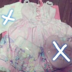 Angelic Pretty コットン柄ジャンパースカート セットのサムネイル