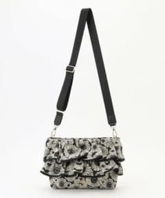 新品未使用 TOCCA♥【美人百花掲載】フリルポシェット ショルダー 斜 