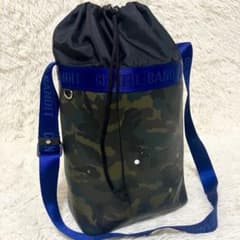 良品】 希少 ジャンティバンディ 巾着 ショルダー カモフラージュ