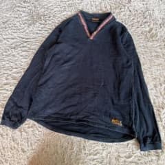 ROKX ロックス チロリアン プルオーバースウェット L ネイビー　スナップT