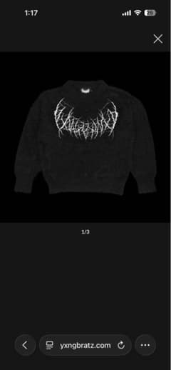 YXNGBRATZ YB Logo Knit - メルカリ