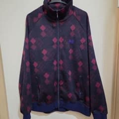 【美品】Needles トラックジャケット アーガイル柄　ジャガード　XL 美品】Needles トラックジャケット アーガイル柄 ジャガード XL - メルカリ