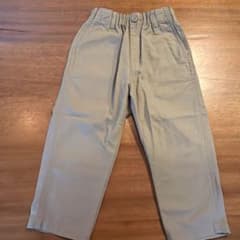 GU カーキロングパンツ 120cmのサムネイル