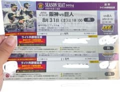 阪神タイガース　チケットのサムネイル
