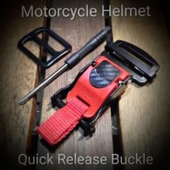バイクヘルメット　クイックリリースバックル　顎紐25mm対応のサムネイル