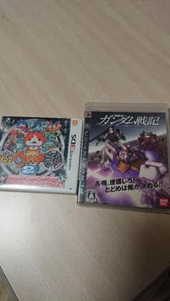 最終SALE 3DS元祖妖怪ウォッチ、PS3ガンダム戦記のサムネイル
