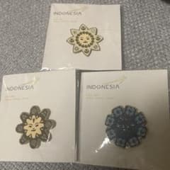 万博完売 大阪万博 インドネシア館 ピンバッジ3種セット 新品未