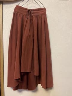 INGNI ヘムレースアップ フレアスカート テラコッタMのサムネイル