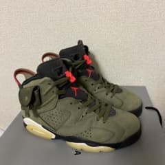 TRAVIS SCOTT x NIKE Air Jordan 6 Oliveのサムネイル