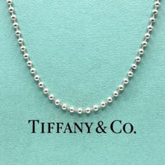 美品 ティファニー ボールチェーン ネックレス シルバー 925 - メルカリ