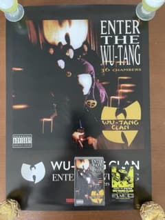 限定版】WU-TANG CLAN燃えよウータンテープ&ポスター&ステッカー