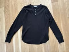 ワッフルプルオーバー　SIMPLICITE シンプリシテェ　ブラックのサムネイル