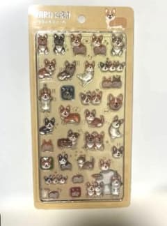 ララ★キラシール RARA KiRA 犬 コーギー ララキラシール ぷっくりのサムネイル