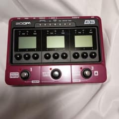 Zoom B3 ベースエフェクター　ACアダプター、説明書、元箱付のサムネイル