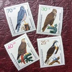 76121セール現品限 外国切手 ドイツ発行猛禽類4種揃鳥 - メルカリ