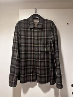 OUR LEGACY HEUSEN SHIRT 46 Oyster check