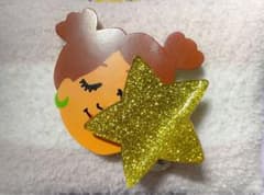 ククシュゼット ヘアクリップ 未使用品 ラメ/スター（星）のサムネイル