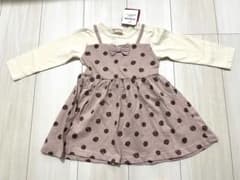 値下げ中⭐︎女の子　長袖　ワンピース　90cm sweet melonのサムネイル