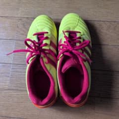 【adidas】 フットサルシューズ イエロー/ピンクのサムネイル