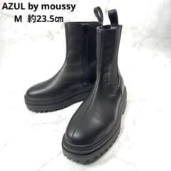 Thumbnail of AZUL BY MOUSSY 厚底 サイドゴア サイドジップ ブーツ ブラックM