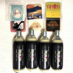 DREAM BEER ドリームビアガスカートリッジ4本 ラベル - メルカリ