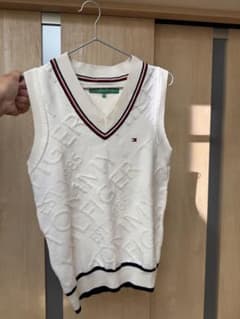 Tommy Hilfiger レディース Vネックベスト L ホワイトのサムネイル