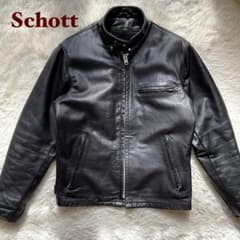 美品✨schott レザージャケット シングルライダース 141 本革 38 黒