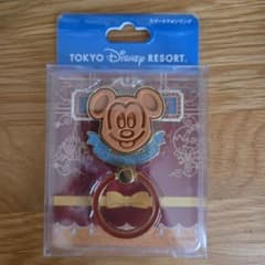 東京ディズニーリゾート ミッキーマウス ワッフル　スマホリング