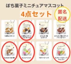 【匿名配送】無印　ぽち菓子　こんぺいとう　フルーツキャンディ　他　4点セットのサムネイル