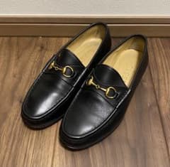 GUCCI ホースビットローファー ブラック 36½C 美品 箱・保存袋付き GUCCI ホースビットローファー ブラック 36½C 美品 箱・保存袋付き