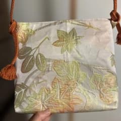 着物帯で作ったハンドメイドバッグ