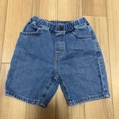 UNIQLO デニム ショートパンツ XS 95-110㎝のサムネイル