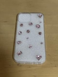 iPhone15 クリアケース ジュエリー キラキラ ピンク ストーンSHEINのサムネイル