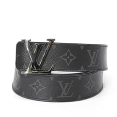ベルト・LV イニシャル Louis Vuitton 黒　レシート付きのサムネイル