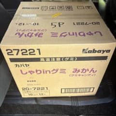 カバヤ しゃりinグミ みかん 10コ×12入 120袋 - メルカリ
