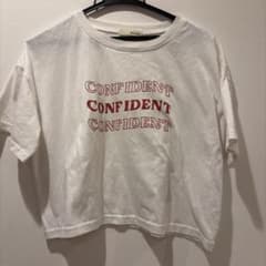 SHOO・LA・RUE ロゴプリント 半袖Tシャツ ホワイトのサムネイル