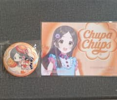 倉本千奈 チュッパチャプス 缶バッジ ブロマイド 学園アイドルマスター