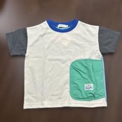 新品未使用タグ付き　BEAMS mini Tシャツ 90サイズベビー服　吸水速乾のサムネイル