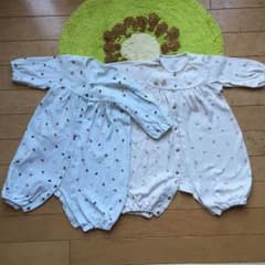 早い者勝ち！！！赤ちゃんの城 ロンパース 2個組 コットン100%のサムネイル
