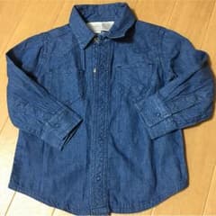 新品未使用！ koala kids 80cm ダンガリーシャツのサムネイル