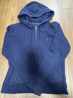 Ralph Lauren ネイビー フルジップパーカー Mのサムネイル