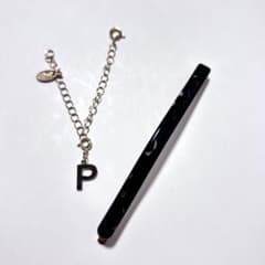 【POTETE】【新品•未使用】ヘアピン Pチャーム付き 2点セットのサムネイル