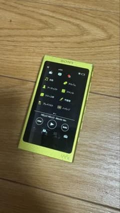 SONY ウォークマン イエロー USBケーブル付きのサムネイル