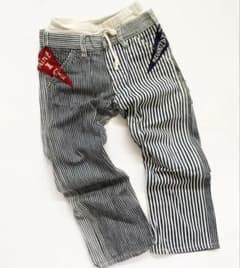 DENIM DUNGAREEヒッコリーパンツ110のサムネイル