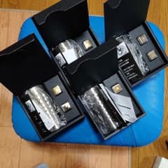 4個セット 高級グラス ステンレスキューブ  2重タンブラー&キューブ2Pのサムネイル