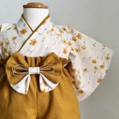 ベビー袴 ハンドメイド 60 70 80 お食い初め 初節句 女の子 男の子のサムネイル