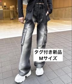 SPIRALGIRL 2WAYカーゴオーバーダイデニム ブラックデニム - メルカリ